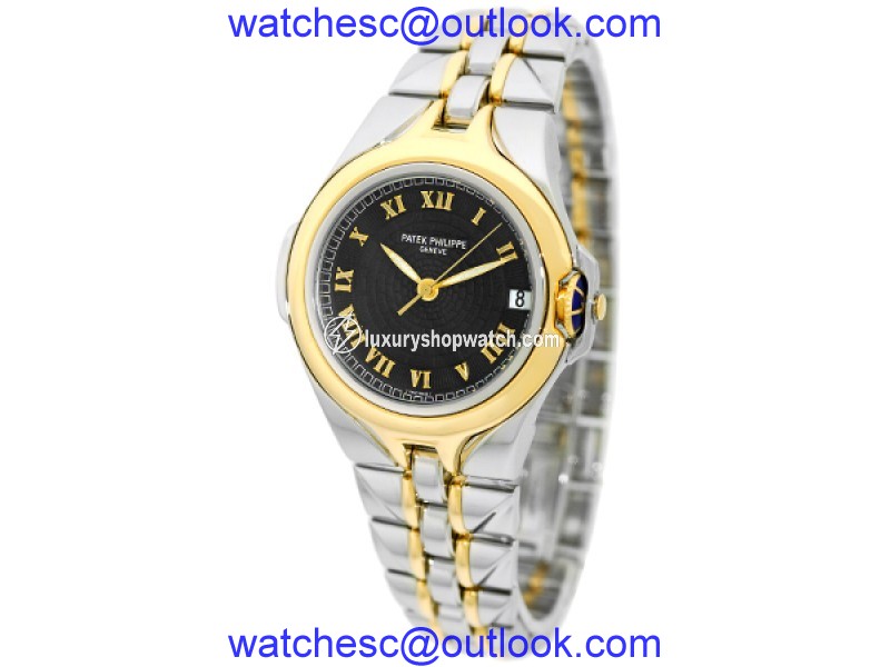 Patek Philippe "Sculpture" 5091 Stainless Steel & 18K Yellow Gold Automatic 37mm Mens Watch Patek Philippe