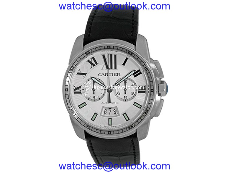 Cartier Calibre de Cartier W7100046 Stainless Steel Automatic 42mm Mens Watch Cartier