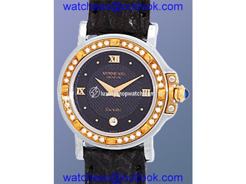 Raymond Weil Diamond Parsifal Stainless Steel & 18K Yellow Gold Strap Womens Watch Raymond Weil