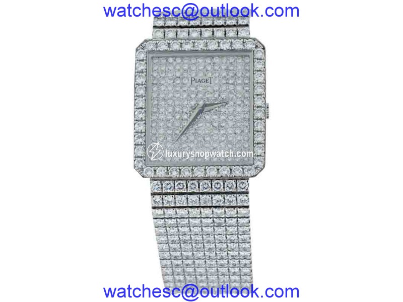 Piaget Classique 18K White Gold & Diamond 29mm Watch Piaget