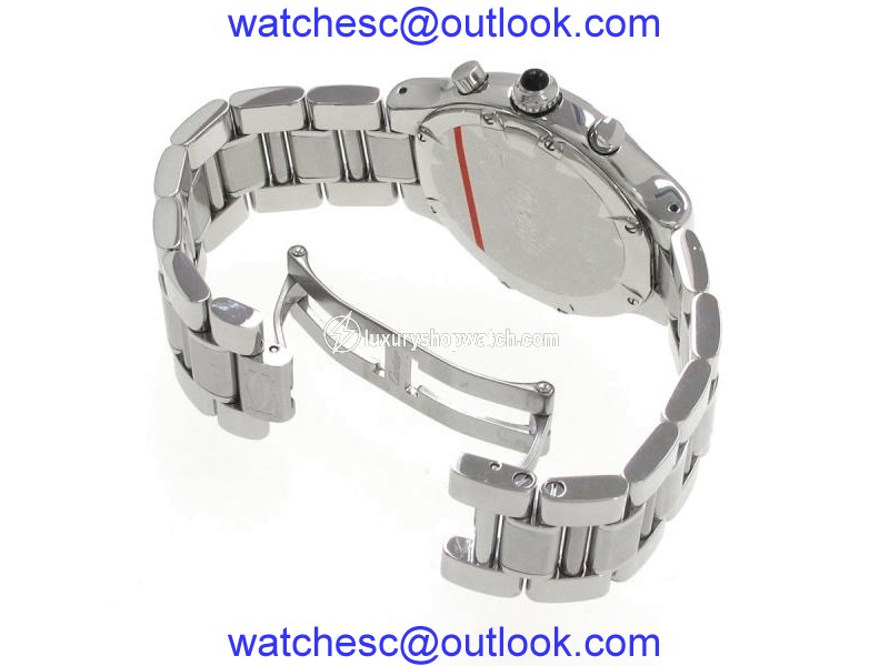 Cartier Chrono Stainless Steel Quartz 37mm Mens Watch |