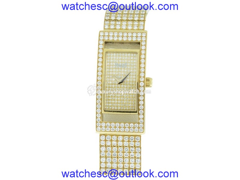 Piaget Classique 18K Yellow Gold with Diamonds Womens Watch Piaget