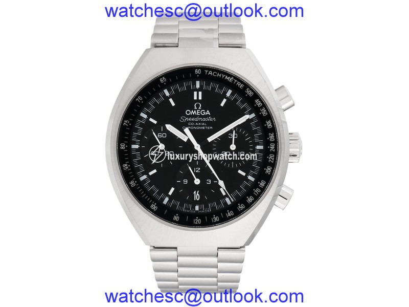 Omega Speedmaster Mark II 327.10.43.50.01.001. Automatic Chronograph Black Dial Stainless Steel 46mm Mens Watch Omega