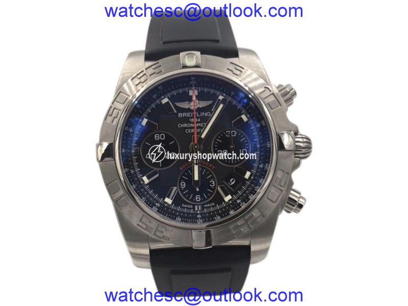Breitling Chronomat AB0110 Stainless Steel with Blue Dial Automatic 44mm Mens Watch Breitling