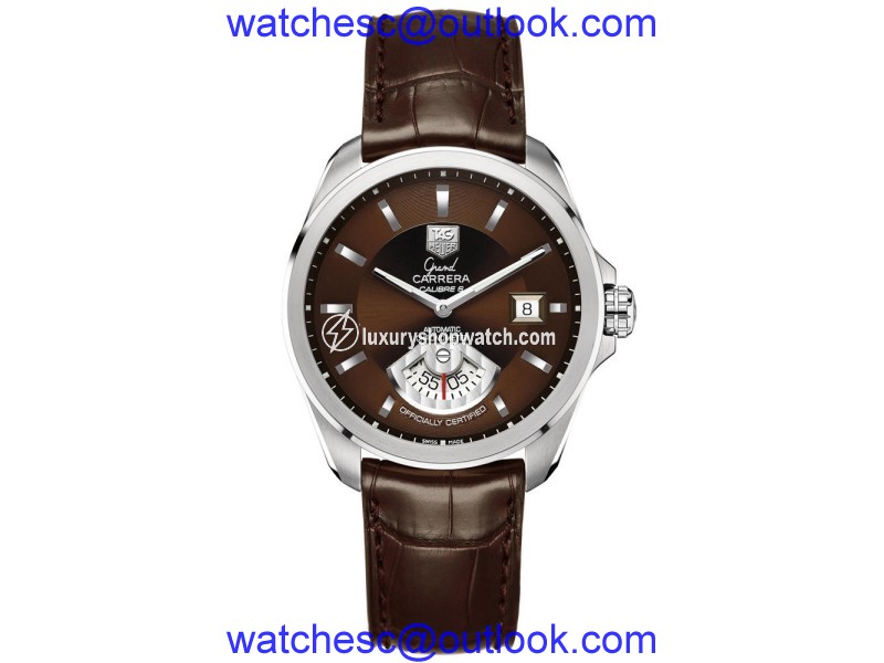 Tag Heuer Grand Carrera Stainless Steel & Leather 40mm Watch Tag Heuer