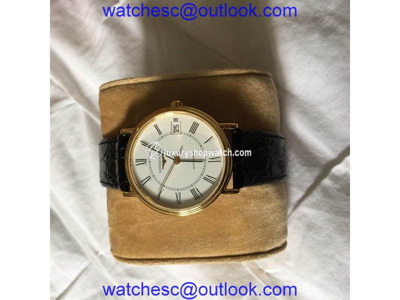 Longines Presence Yellow Gold Automatic 35mm Mens Watch Longines