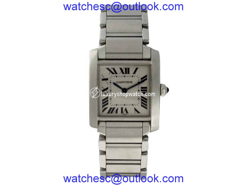 Cartier Tank Francaise Stainless Steel Unisex Watch Cartier