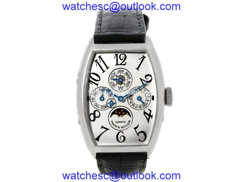 Franck Muller Casablanca 5850 QP Platinum Automatic 32mm Mens Watch Franck Muller