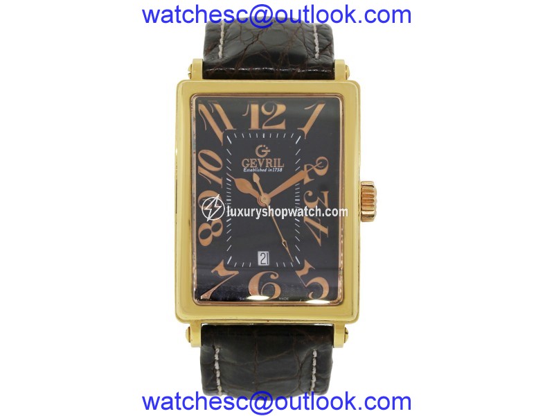 Gervil Avenue of Americas 5101 18K Yellow Gold 44mm Mens Limited Edition Watch Gervil
