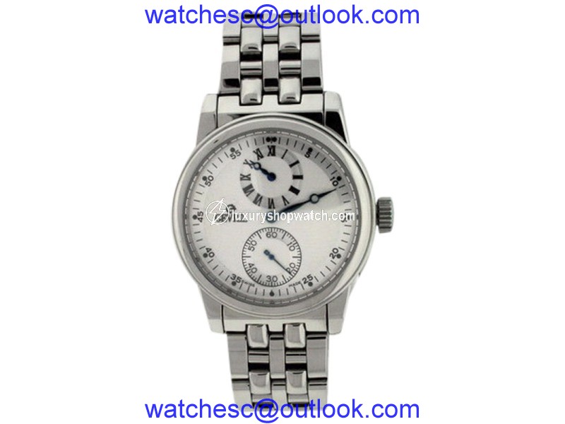 Gevril Regulator Stainless Steel Silver Dial 40mm Mens Watch Gevril