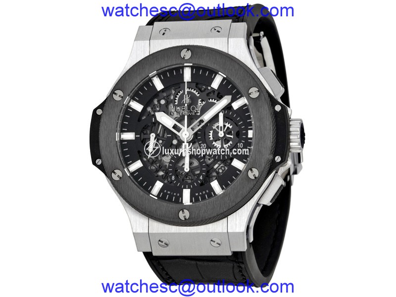 Hublot 311.SM.1170.GR Big Bang Aero Bang Stainless Steel Black Dial 44mm Mens Watch Hublot