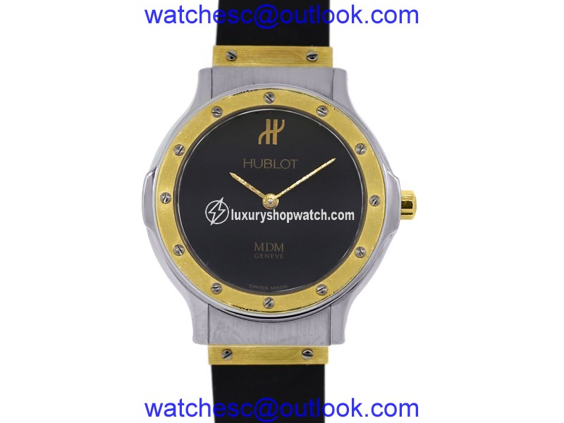 Hublot MDM 1280.2 18K Yellow Gold / Stainless Steel and Rubber 26mm Womens Watch Hublot