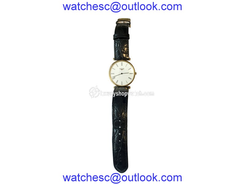 Longines La Grande Classique Gold-Plated Metal & Alligator 33mm Watch Longines