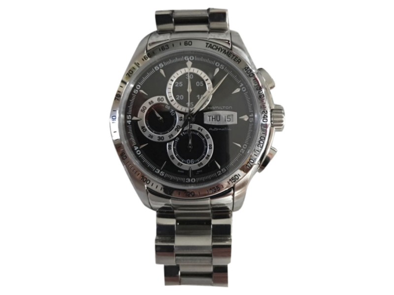 Hamilton Jazzmaster Chronograph H32816131 Stainless Steel 47mm Automatic Mens Watch Hamilton