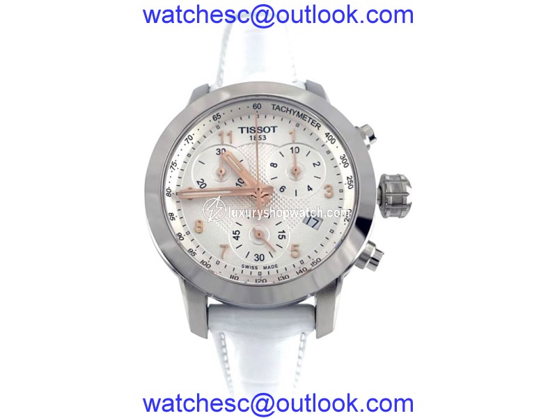 Tissot PRC 200 Quartz Lady Stainless Steel & Leather 35mm Watch Tissot