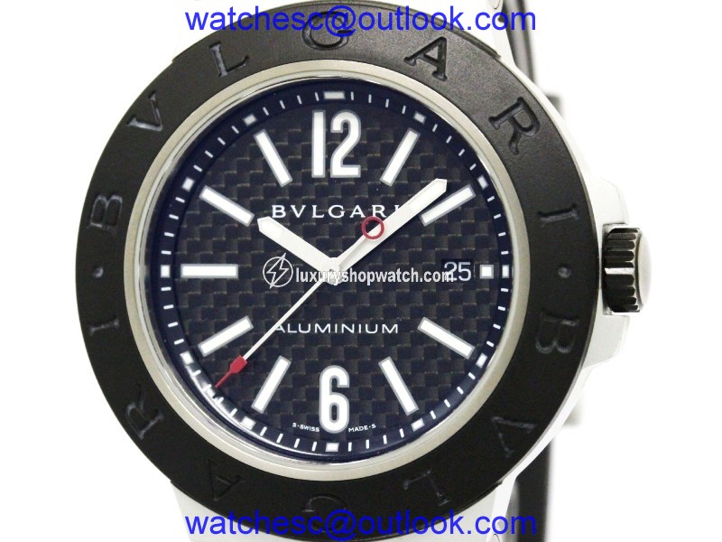 Bulgari AL44TA Aluminium & Rubber Automatic 44mm Mens Watch Bulgari