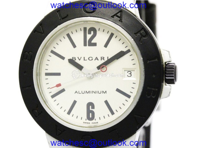 Bulgari AL38A Aluminium & Rubber Automatic 38mm Mens Watch Bulgari