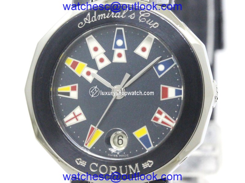 Corum Admirals Cup 39.610.30 Stainless Steel Quartz 27mm Womens Watch Corum