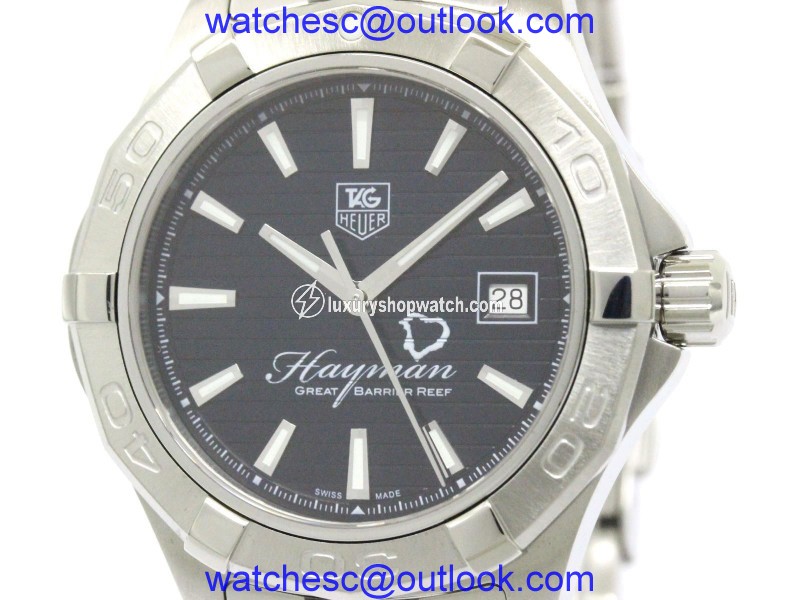 Tag Heuer Aquaracer WAP201Y Stainless Steel Automatic 41mm Mens Watch Tag Heuer