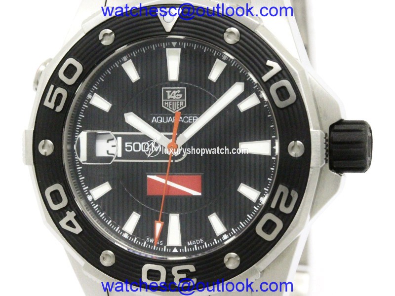 Tag Heuer Aquaracer WAJ211A Stainless Steel Automatic 42mm Mens Watch Tag Heuer