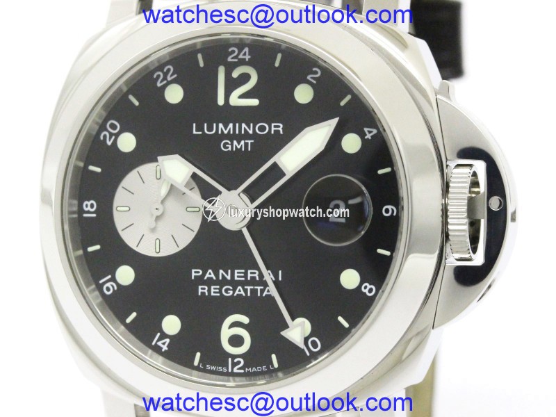 Panerai Luminor PAM00156 Stainless Steel / Leather Automatic 44mm Automatic Mens Watch Panerai