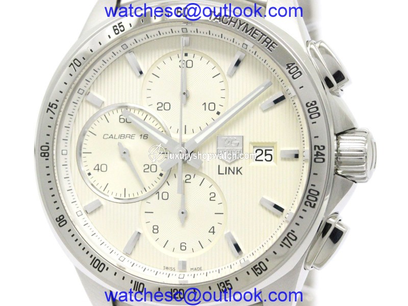 Tag Heuer Link CAT2011 Stainless Steel Automatic 43mm Mens Watch Tag Heuer