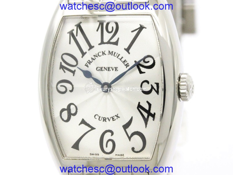 Franck Muller Trinocerbex 7502qz Stainless Steel & Leather Automatic 36mm Womens Watch |