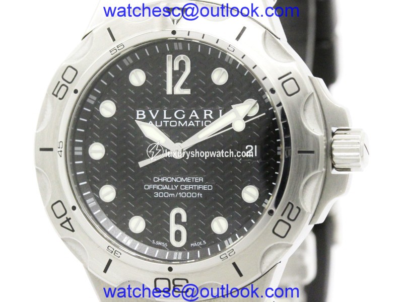 Bulgari Diagono DP42SSD Stainless Steel Automatic 42mm Mens Watch Bulgari