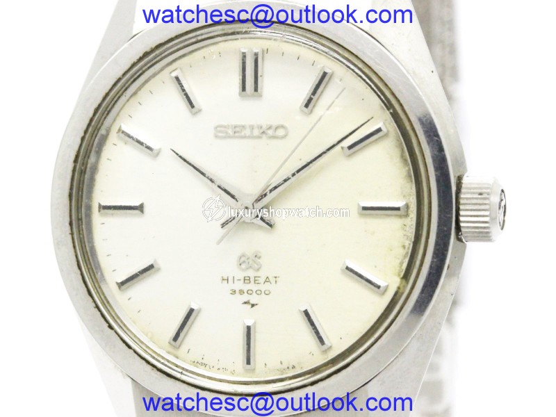 Seiko Grand Seiko 4520-8000 Stainless Steel Hand-Winding Vintage 36mm Mens Watch Seiko