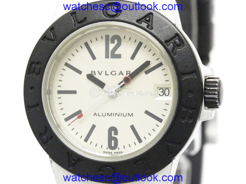 Bulguri AL32A Aluminum / Rubber / Silicone Quartz 32mm Unisex Watch Bulgari