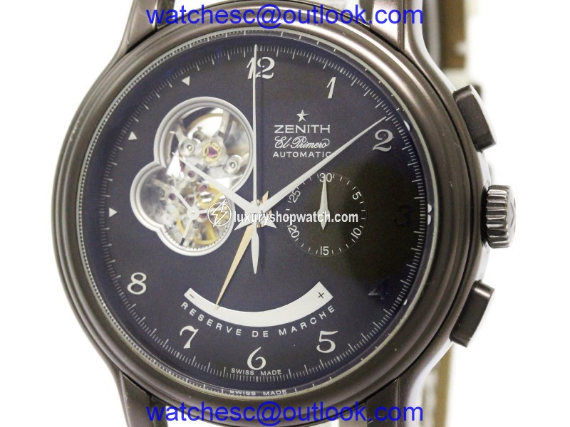 Zenith Chronomaster 03.1262.4021 Stainless Steel / Leather Automatic 45mm Mens Watch Zenith