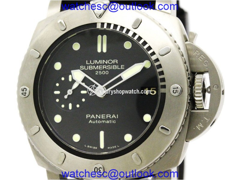 Panerai Luminor PAM00364 Titanium / Rubber Automatic 47mm Mens Watch Panerai