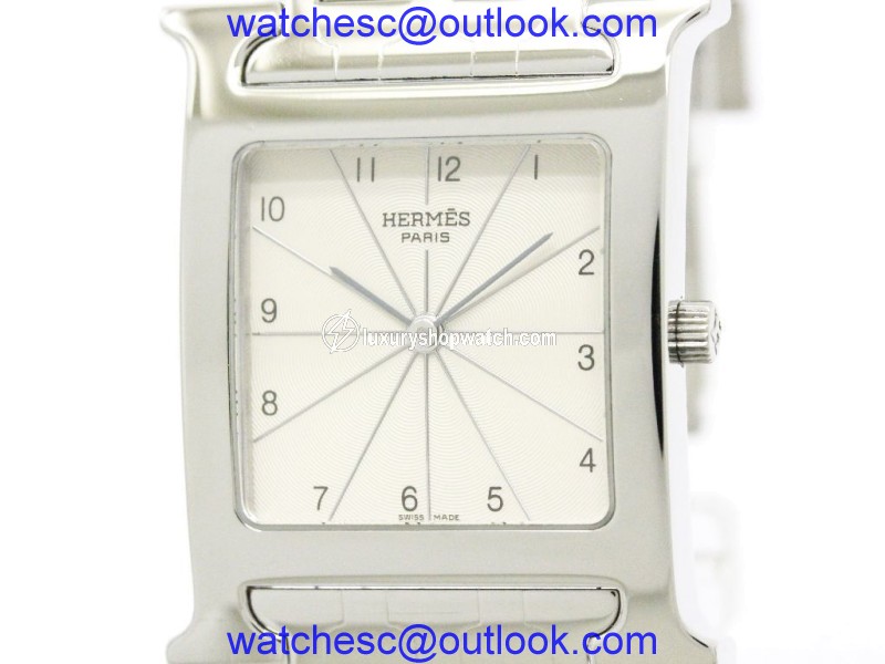 Hermes Heure H HH1.710 Stainless Steel Quartz 27mm Mens Watch Hermes