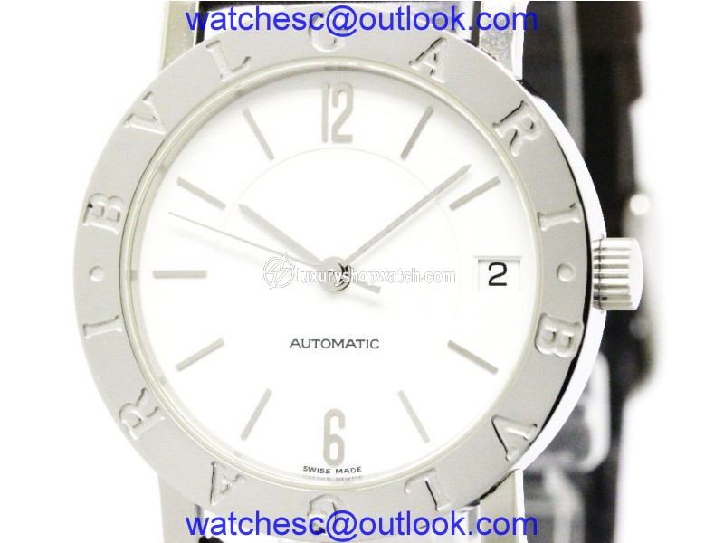 Bulgari BB33SLAUTO Stainless Steel Automatic 33mm Mens Watch Bulgari