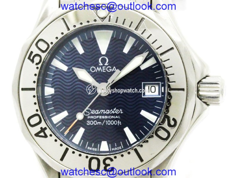 Omega Seamaster 2584.80 Quartz Stainless Steel 28mm Womens Sports Watch Omega