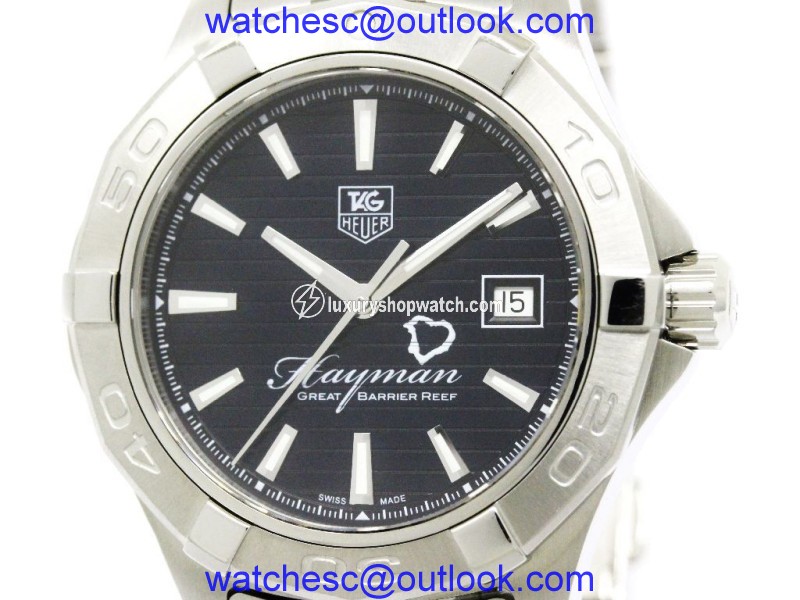 Tag Heuer Aquaracer WAP201Y Automatic Stainless Steel 41mm Mens Watch Tag Heuer