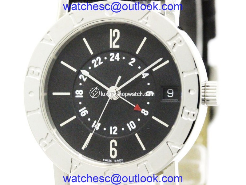 Bulgari BB33SLGMT Stainless Steel Automatic 33mm Mens Watch Bulgari