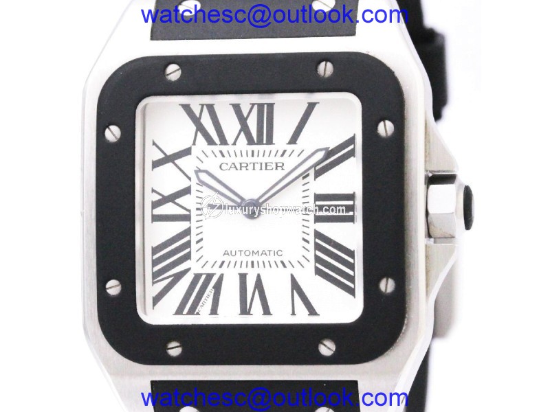 Cartier Santos W20121U2 Stainless Steel Automatic 38mm Mens Watch Cartier