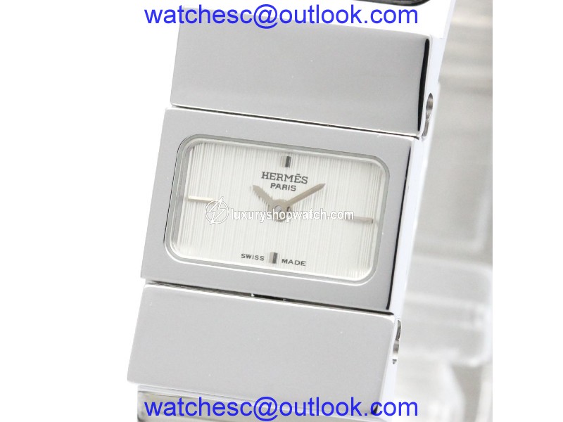 Hermes Loque LO1.210 Quartz Stainless Steel 19mm Womens Dress Watch Hermes