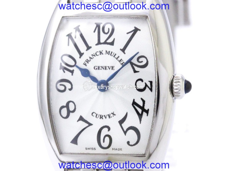 Franck Muller Cintree Curvex 1752QZ Quartz Stainless Steel 25mm Womens Dress Watch Franck Muller