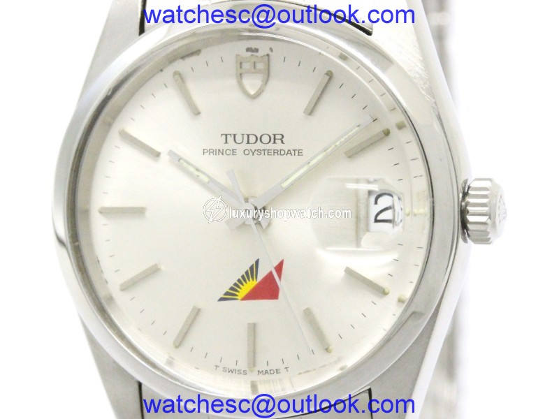 Tudor Prince Oyster Date 74000N Stainless Steel Automatic 34mm Mens Watch Tudor