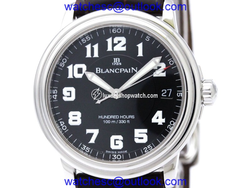 Blancpain Leman 2100-1130 Stainless Steel Automatic 38mm Mens Watch Blancpain
