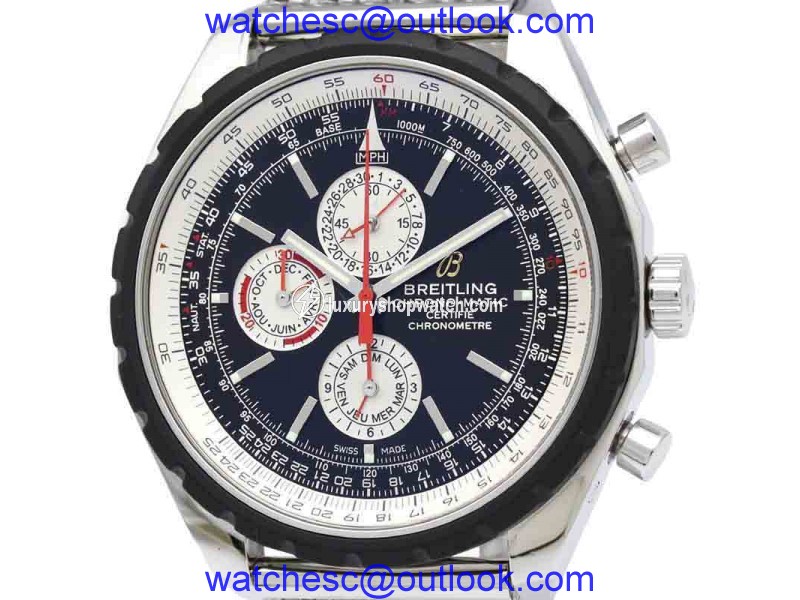 Breitling Chrono-Matic Automatic Stainless Steel Men's Sports Watch A19360 Breitling