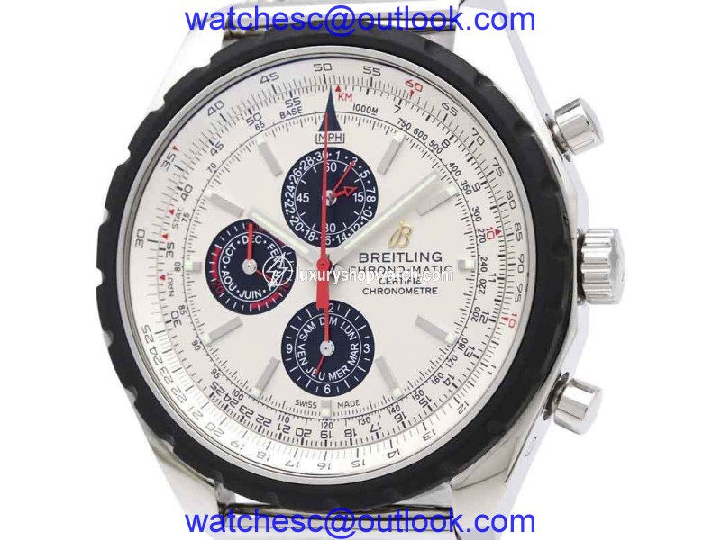 Breitling Chrono-Matic A19360 Stainless Steel Automatic 49mm Mens Sports Watch Breitling