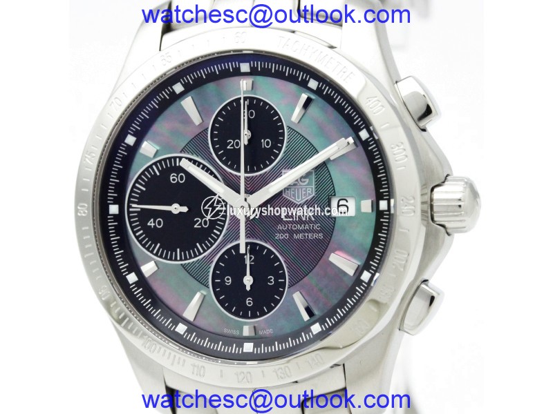 Tag Heuer Link CJF211M Stainless Steel Automatic 42mm Mens Sports Watch Tag Heuer