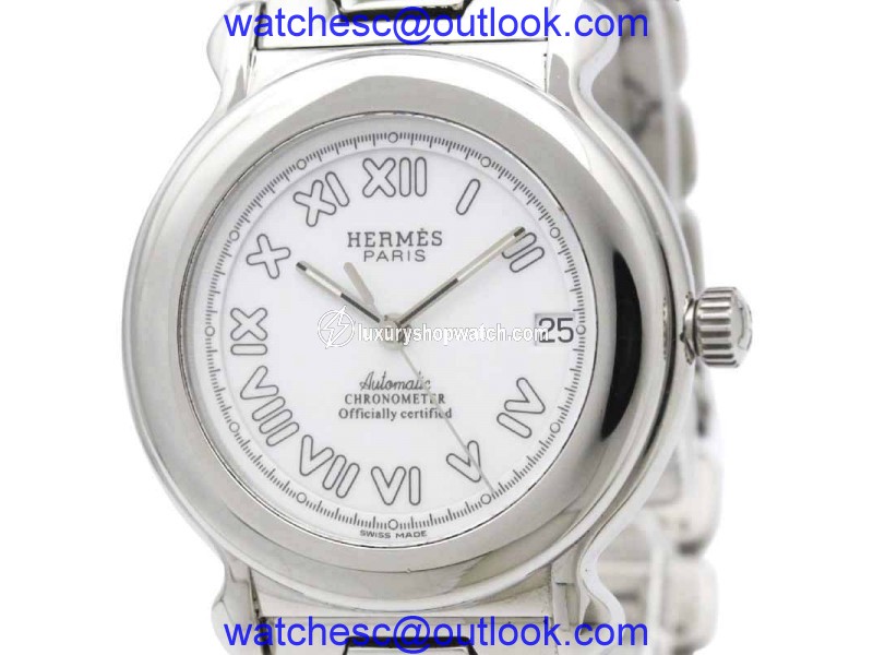 Hermes Kepler KP1.710 Stainless Steel Automatic 37mm Mens Dress Watch Hermes