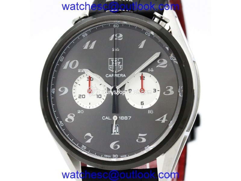 Tag Heuer Carrera CAR2C14 Stainless Steel & Rubber Automatic 45mm Mens Sports Watch Tag Heuer