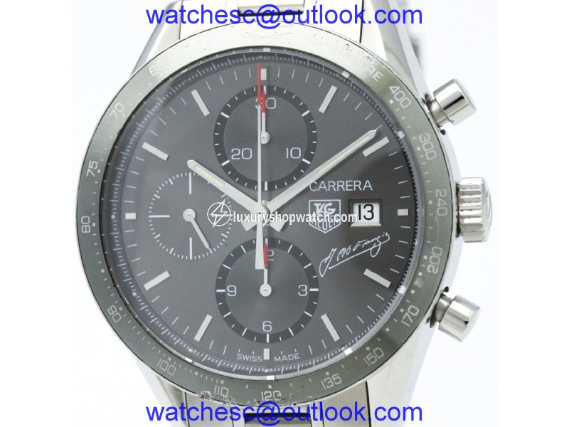 Tag Heuer Carrera CV201C Stainless Steel Automatic 41mm Mens Sports Watch Tag Heuer