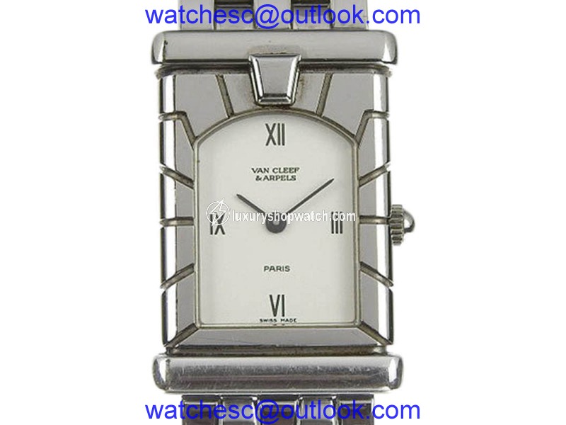 Van Cleef & Arpels Stainless Steel Quartz 20mm Womens Watch Van Cleef & Arpels
