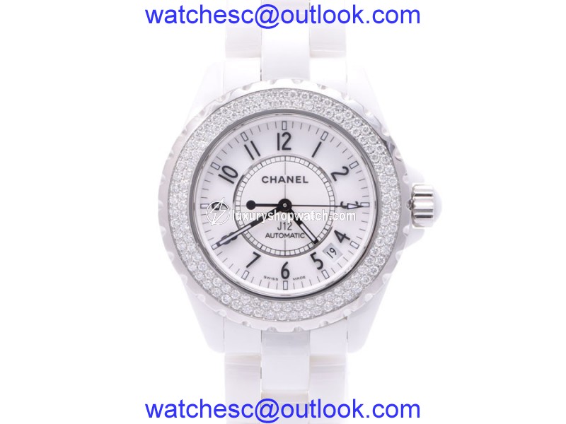 Chanel J12 Titanium & Ceramic Quartz 38mm Mens Watch Chanel